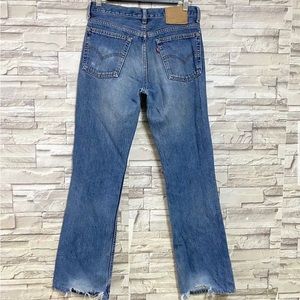Vintage 90s Levis 517 Flares Distressed Denim
Jeans